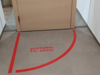 Türradius, Sicherheit mit Abstand
